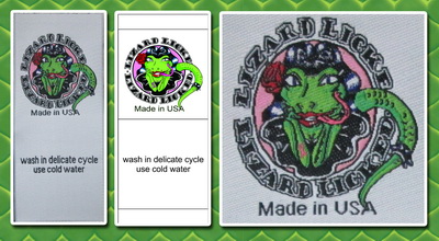 Custom woven clothing labels 